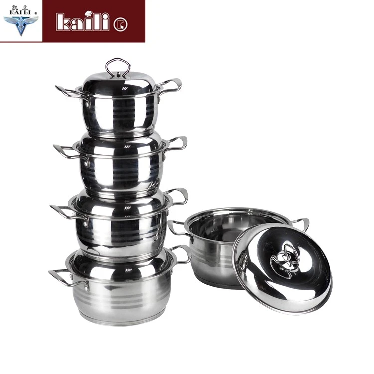 Five-piece set of colorful pot, household porridge pot, soup pot, soup pot, induction cooker, gas stove, universal cookware detail image 5