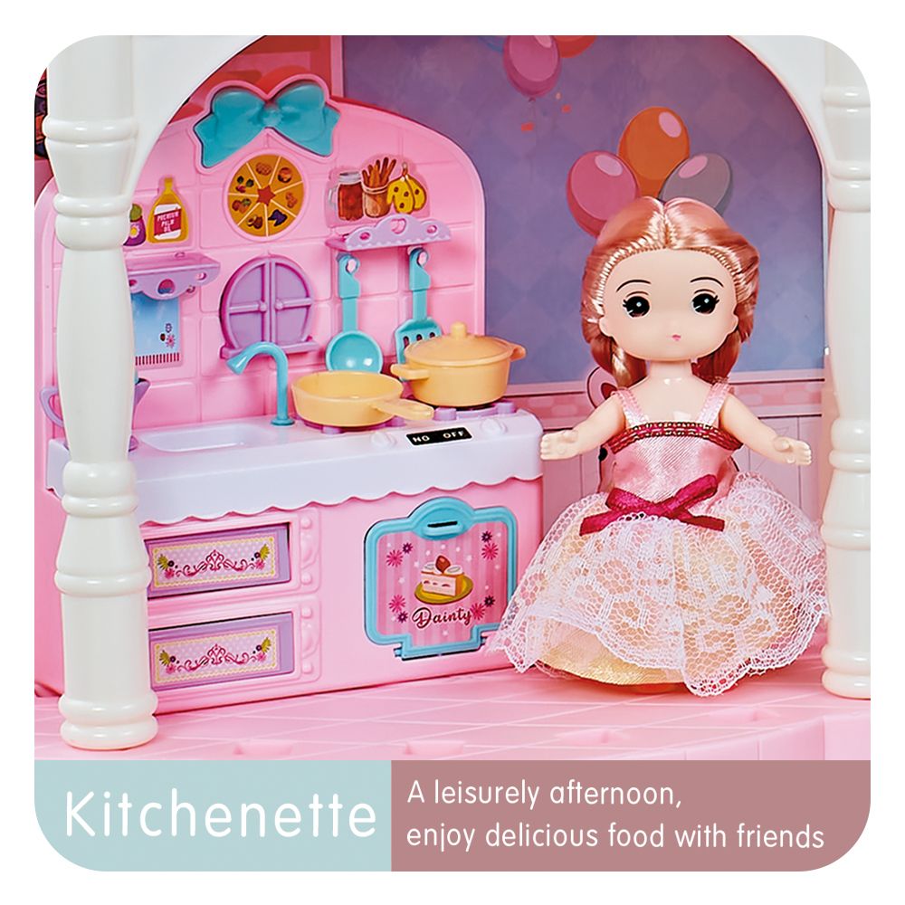 doll house/villa toy/城堡白底实物图