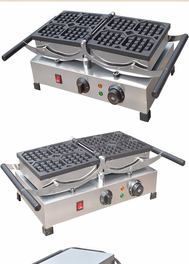 商用电热翻转大格华夫炉FY-2201-B格仔饼机华夫饼机 烤饼机详情图4