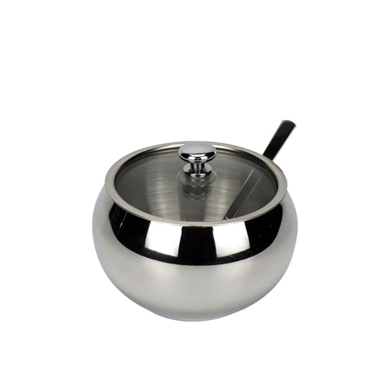 304 stainless steel single-flavor seasoning box, seasoning rack, household seasoning jar, monosodium glutamate and chicken essence jar, bright, enlarged and thickened