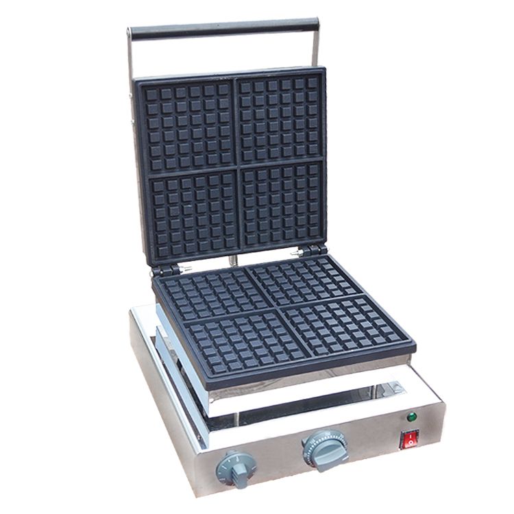 商用小格浅齿华夫炉FY-2206-2电热单头华夫炉松饼机格子饼机细节图