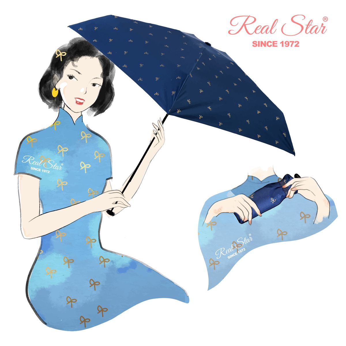 5037 50% pocket umbrella small fresh style umbrella sunscreen umbrella UV umbrella wholesale details Picture