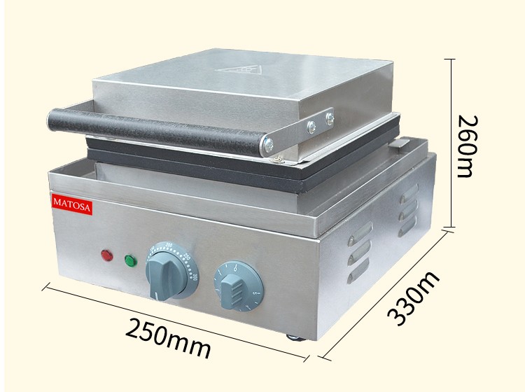 商用电热心形华夫炉FY-215单头华夫饼烤饼机松饼机小吃设备详情图1