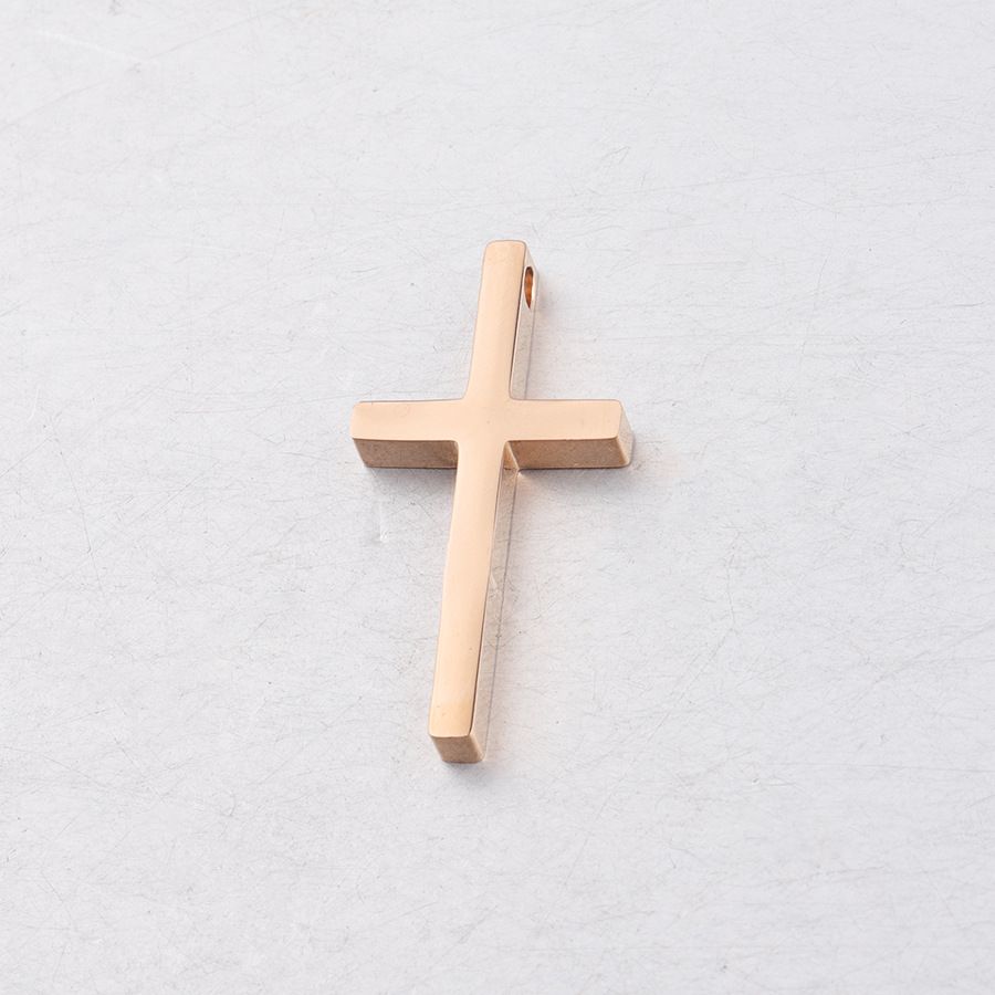Mirror-finish stainless steel cross accessories: 15*30mm, 25*40mm, non-fading details Picture