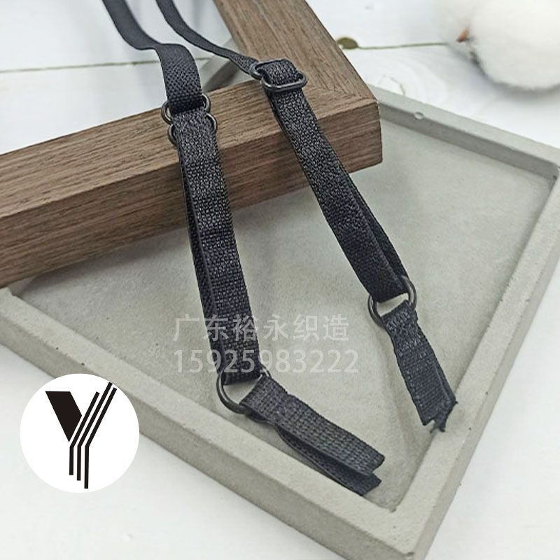 Manufacturers Direct Underwear Adjustment Belt Black And White Off-The-Shelf Finished Shoulder Strap Bra Accessories Elastic Sling Clothing Accessories Application Scenario