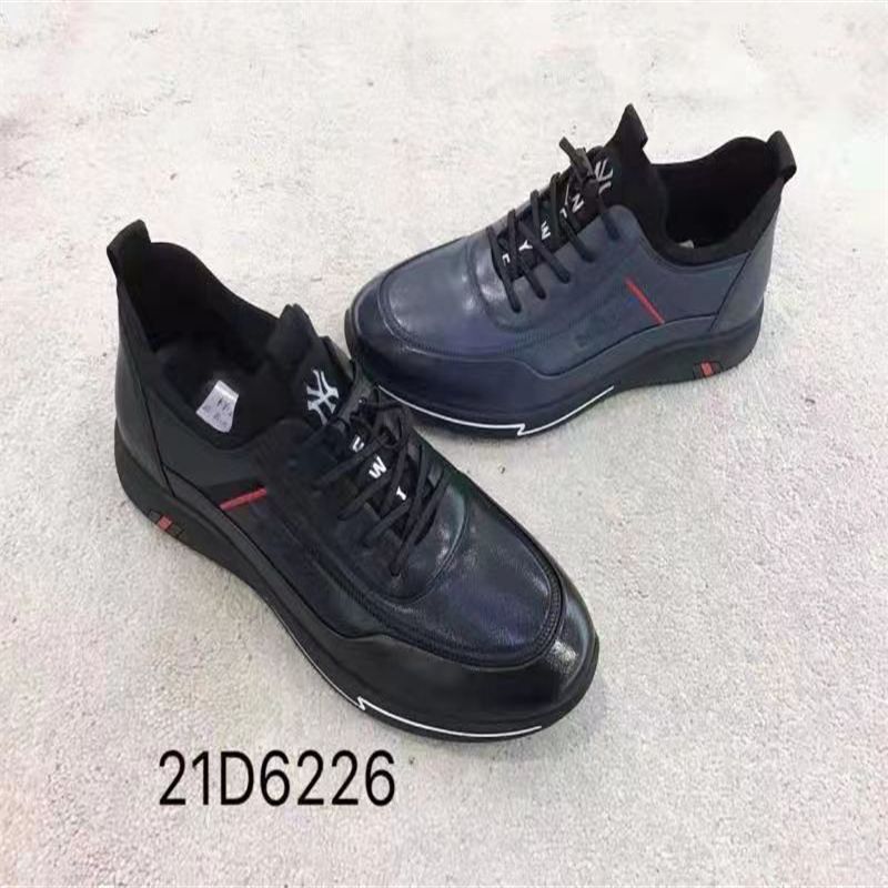 正品邦赛春夏新款真皮皮鞋男 商务休闲鞋 潮流透气软底鞋 一脚蹬41