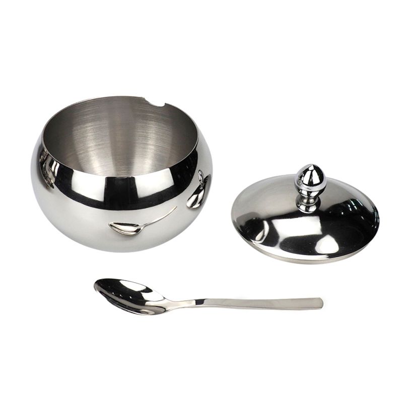 304 stainless steel single-flavor seasoning box, seasoning rack, household seasoning jar, monosodium glutamate and chicken essence jar, bright, enlarged and thickened Specification image