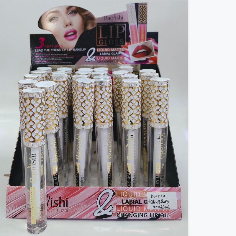 Polarise B3251a Transparent Lip Gloss Easy To Faint Waterproof Matte Natural Nude Makeup Light