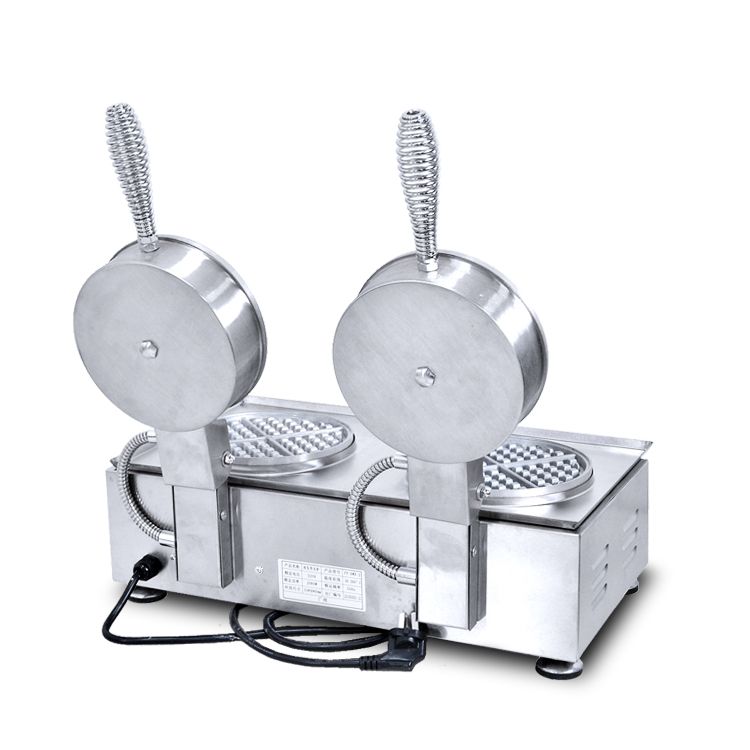 新款双头电热华夫炉FY-DWB-2松饼机 咖啡店格仔机  华夫饼机器细节图