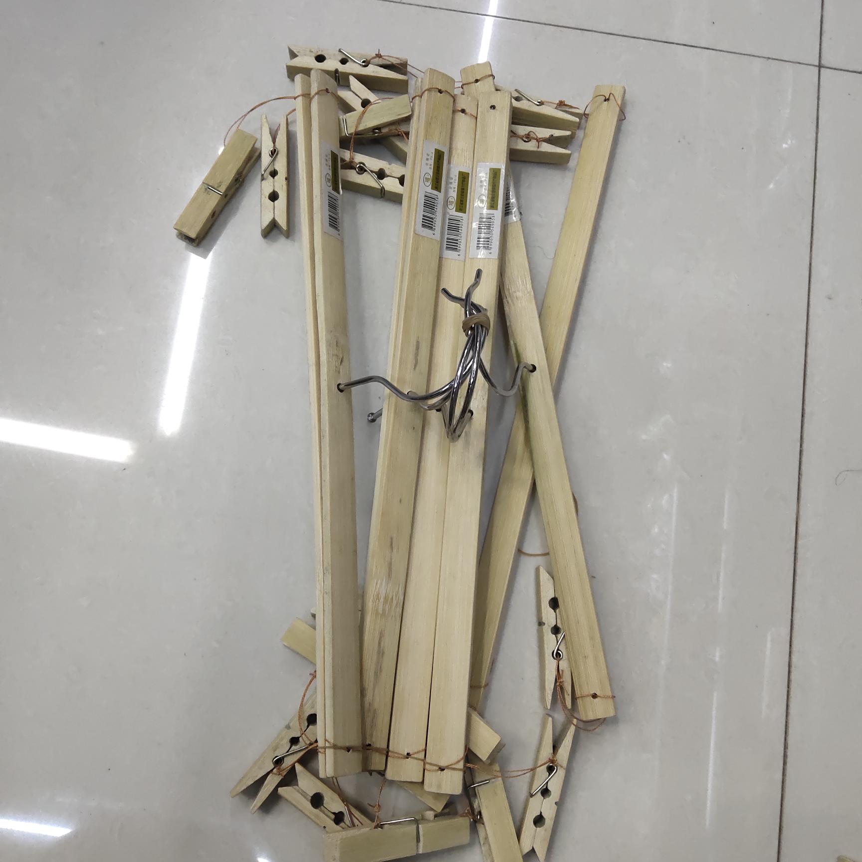 32公分长竹裤夹