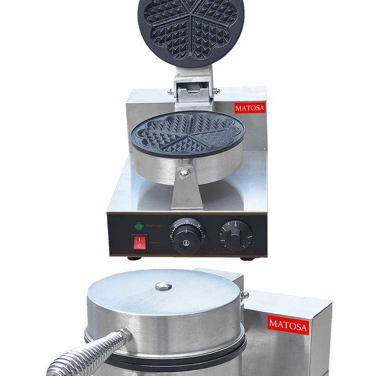 电单头心形华夫炉FY-2207B心形华夫炉商用松饼机咖啡店烤饼机详情图5