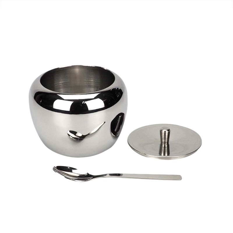 304 stainless steel single-flavor seasoning box, seasoning rack, household seasoning jar, monosodium glutamate and chicken essence jar, enlarged and thickened