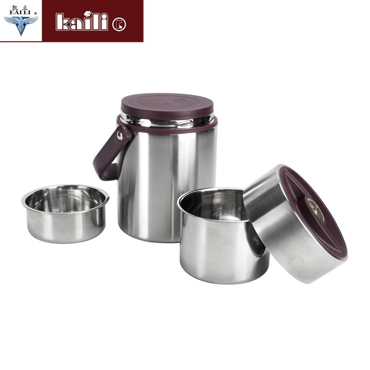 Stainless steel insulated pot for students and office workers, portable lunch box, extra-long insulated large-capacity bento pot details Picture