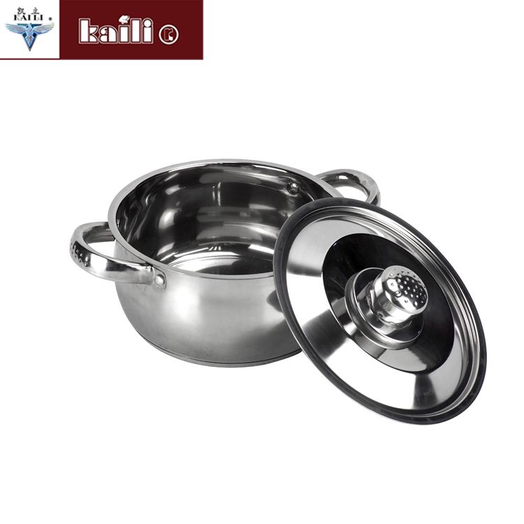 Stainless steel five-piece set pot, household porridge pot, soup pot, double-bottom soup pot, induction cooker, gas stove, universal cookware Application Scenario