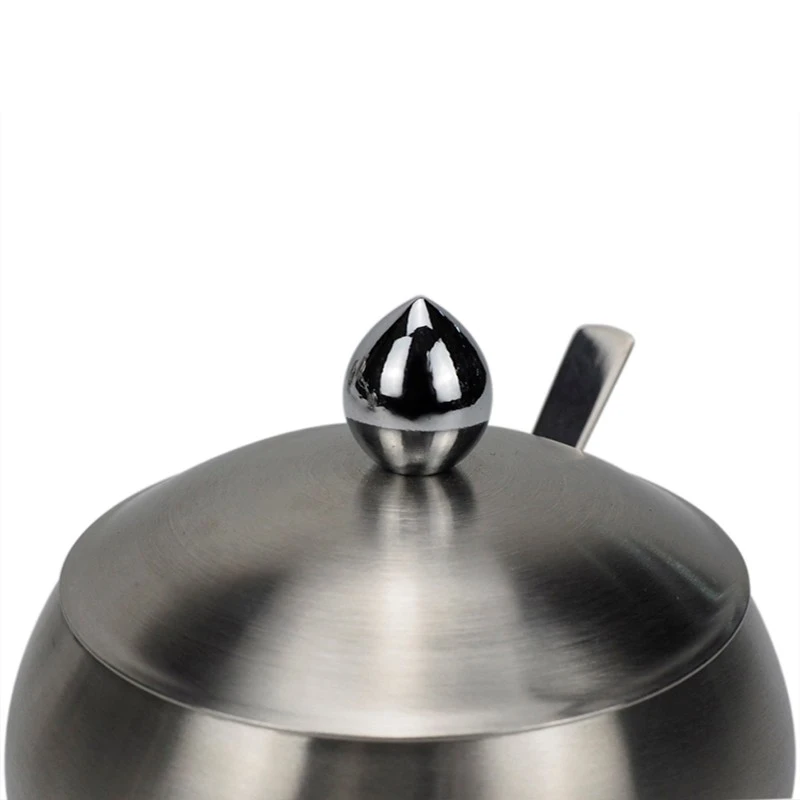 304 stainless steel three-flavor seasoning box, seasoning rack, household seasoning jar, monosodium glutamate and chicken essence jar, enlarged and thickened detail image 2
