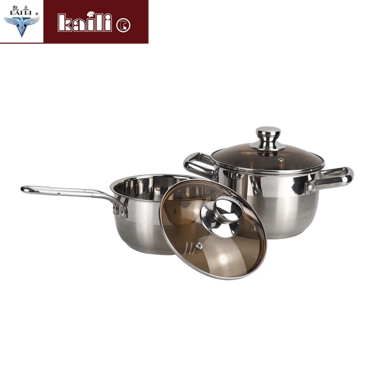 不锈钢家用复合钢煮粥锅煲汤锅汤锅奶锅电磁炉煤气灶通用锅具详情图4