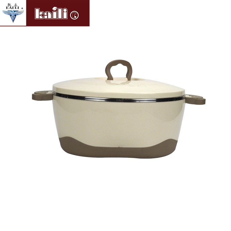 Three-piece set of stainless steel inner pot insulated rice cooker detail image 1