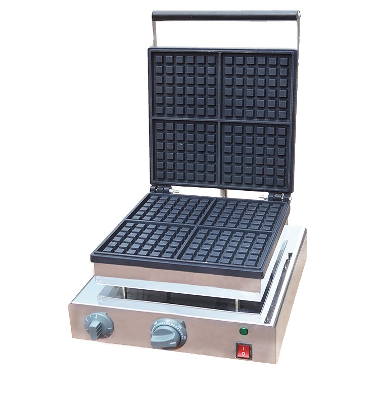 商用小格浅齿华夫炉FY-2206-2电热单头华夫炉松饼机格子饼机详情图6