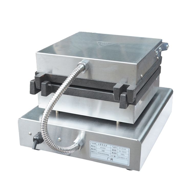 Electric single-head square waffle oven FY-2210D waffle machine, commercial baking machine, muffin machine, snack equipment Specification image