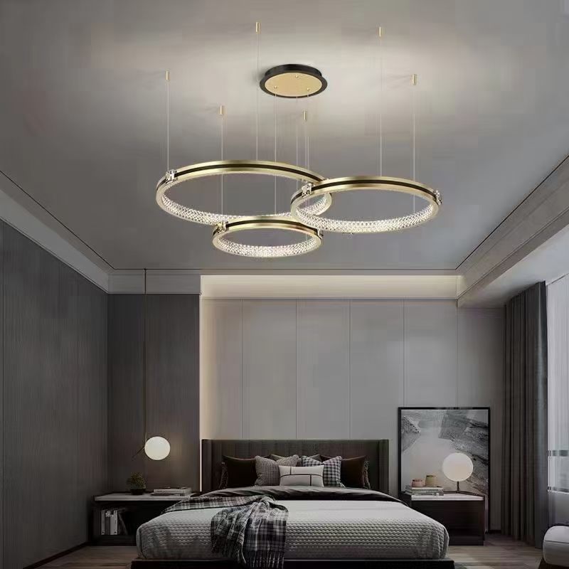 Light luxury crystal chandelier, modern style chandelier, dining room chandelier, living room chandelier, bedroom chandelier Application Scenario