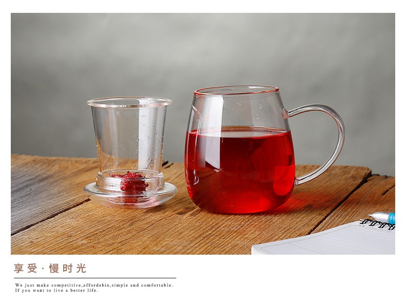 Boluya handcrafts high borosilicate heat-resistant glass cups, mushroom cups, tea cups and office cups detail image 15