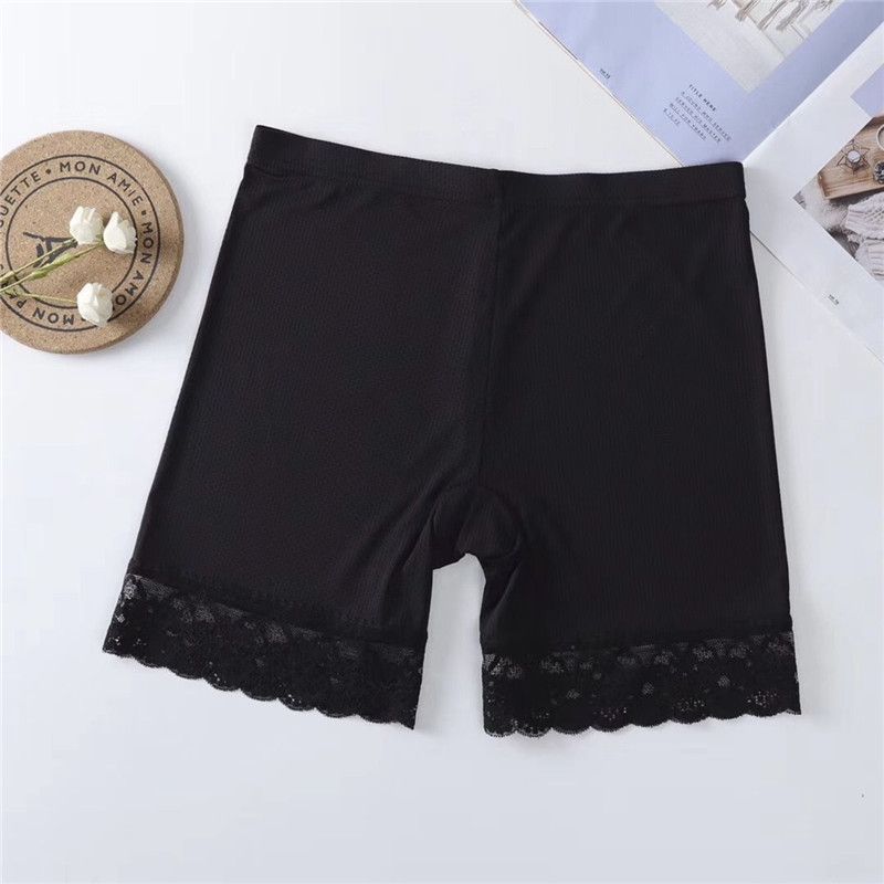 Explosion-Proof Safety Pants Women's Thin Three-Point Seamless Leggings Unrolled Safety Shorts 32