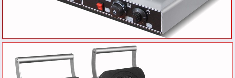 Commercial double-head heart-shaped waffle oven FY-2280X-2 electric waffle commercial baking machine equipment detail image 9