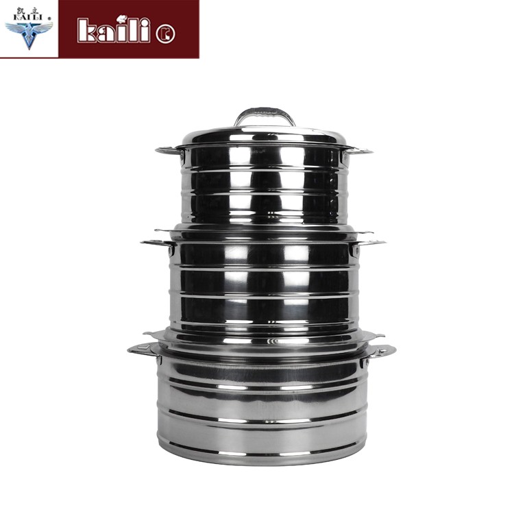 Stainless steel insulated rice cooker detail image 1