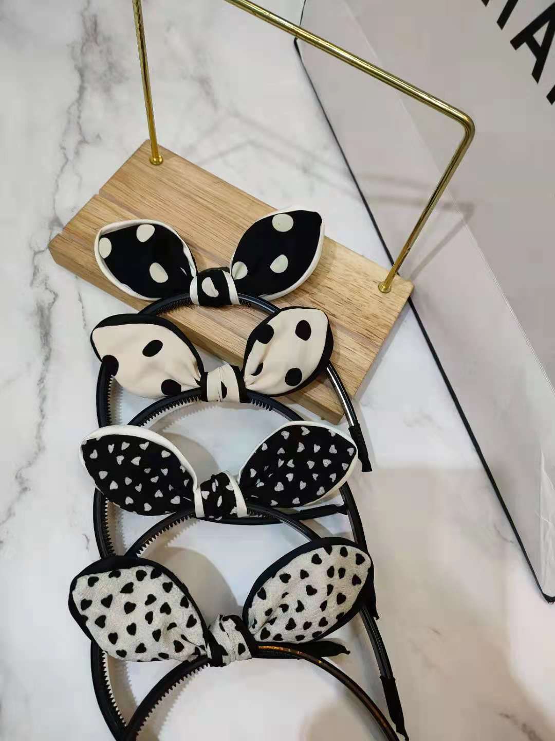 爱心发箍/兔耳朵发箍/可爱头饰产品图