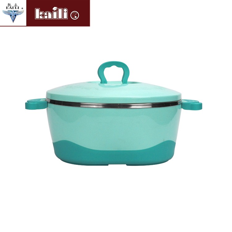 Three-piece set of stainless steel inner pot insulated rice cooker detail image 10