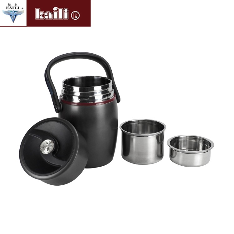 Stainless steel insulated pot for students and office workers, portable lunch box, vacuum, extra-long insulated, large-capacity bento pot detail image 6