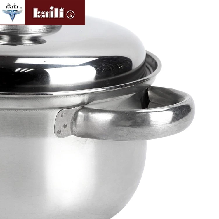 Five-piece set: Household porridge pot, soup pot, soup pot set, induction cooker, gas stove, universal cookware detail image 5
