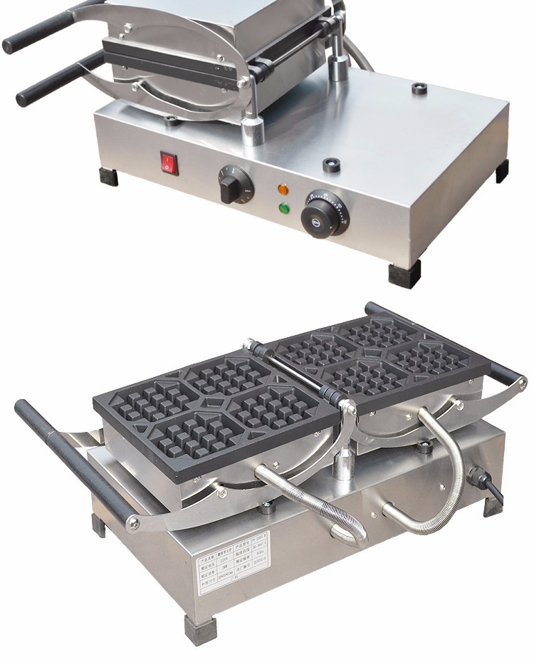 商用电热翻转大格华夫炉FY-2201-B格仔饼机华夫饼机 烤饼机详情图3