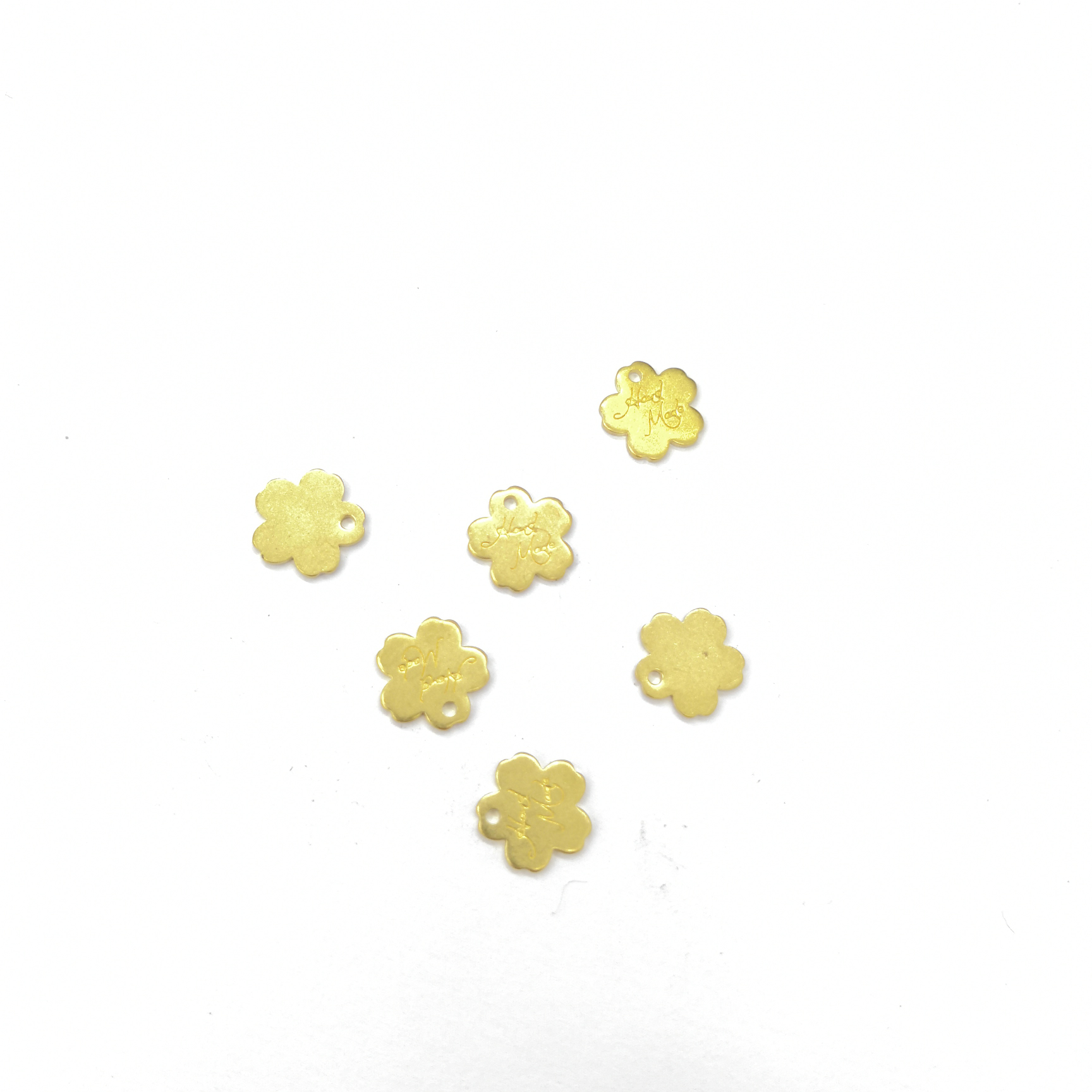 XH04998实心五朵梅花单面印字一孔