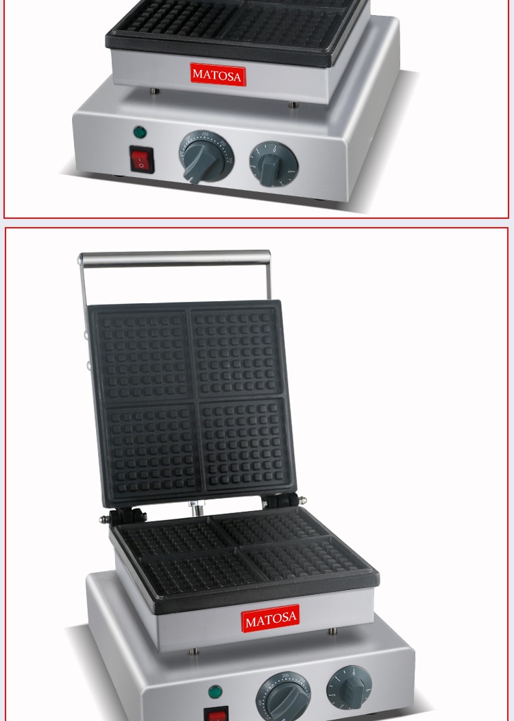 电热单头华夫炉FY-2206商用松饼机华夫饼机格仔饼机小吃设备详情图8