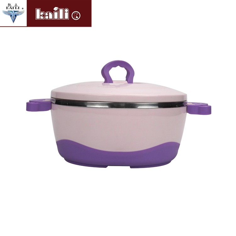 Three-piece set of stainless steel inner pot insulated rice cooker detail image 5