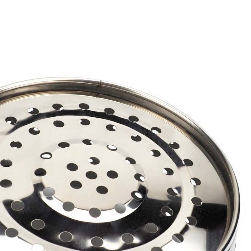 Stainless steel double-ear large-hole grain and vegetable basin with reversed edges for washing vegetables detail image 2