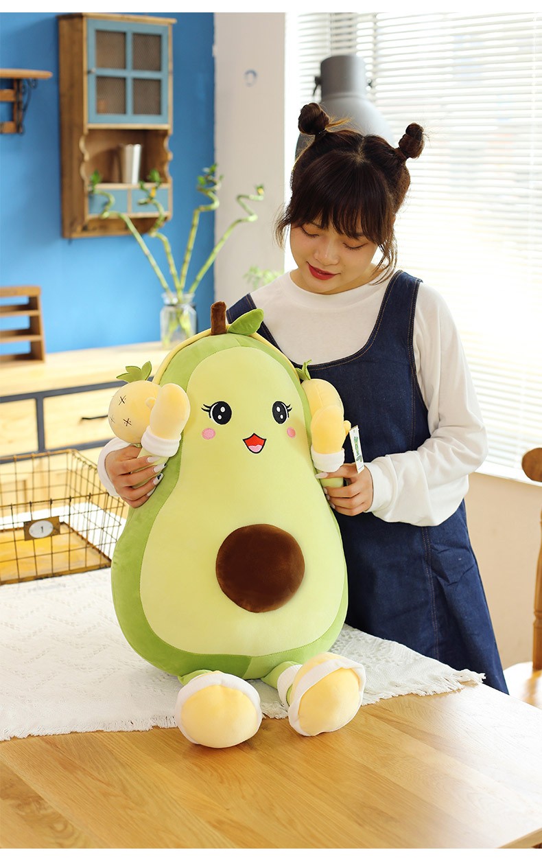 2022 New cute birthday gifts for boys and girls: Headphones, avocados, 105cm pink strawberries, bedroom bed plush toys, wedding wholesale pic 20