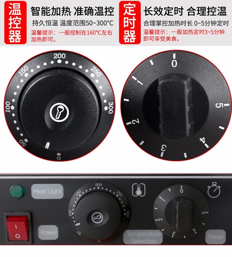 Máquina de muffins FY-2240 horno comercial de gofres máquina de dorayaki 25 agujeros de chapa croquetas torta shower horno detail image 8
