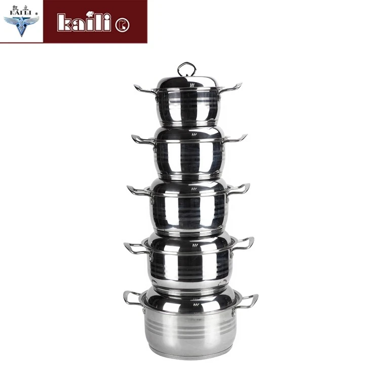 Five-piece set of colorful pot, household porridge pot, soup pot, soup pot, induction cooker, gas stove, universal cookware detail image 3