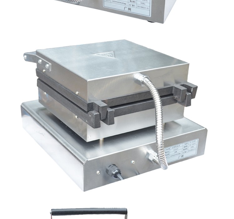 Electric single-head square waffle oven FY-2210D waffle machine, commercial baking machine, muffin machine, snack equipment detail image 5