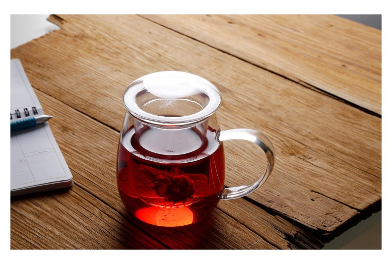 Boluya handcrafts high borosilicate heat-resistant glass cups, mushroom cups, tea cups and office cups detail image 19