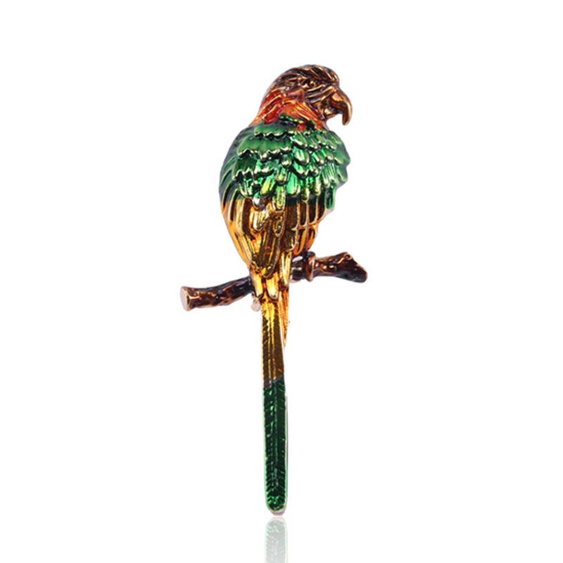 Manufacturers direct foreign trade selling woodpecker brooch fashion simple clothing accessories