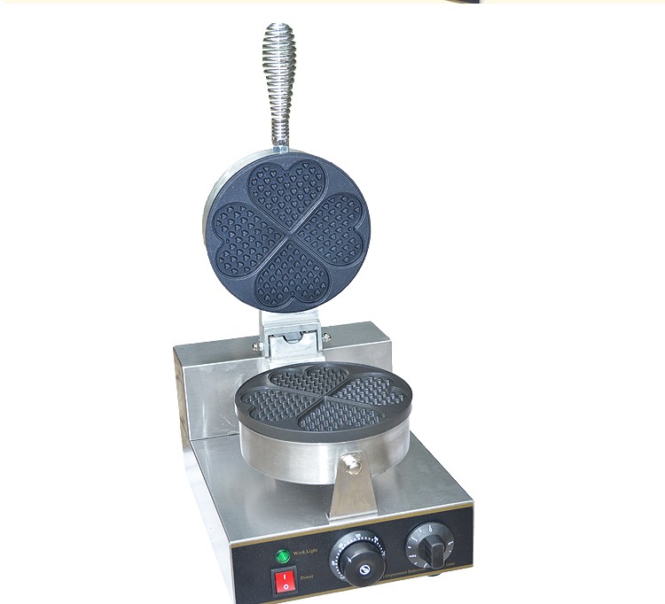 Single-head heart-shaped waffle oven FY-2207 commercial electric heating pancake baking machine detail image 6