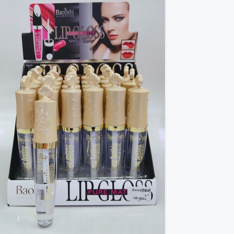 Polaris B3248 full transparent lip gloss easy to faint waterproof matte natural nude makeup light