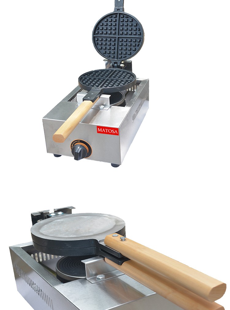 燃气单头华夫炉机FY-1.R商用华夫炉不沾涂层烤饼机小吃设备详情图4