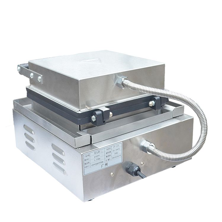 商用电热心形华夫炉FY-215单头华夫饼烤饼机松饼机小吃设备细节图