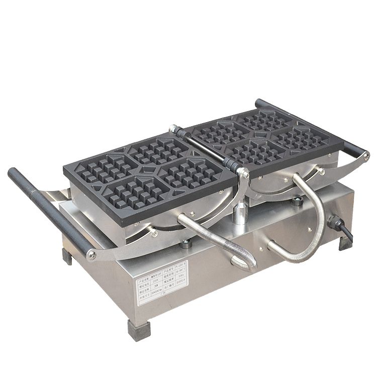 商用电热翻转大格华夫炉FY-2201-B格仔饼机华夫饼机 烤饼机细节图