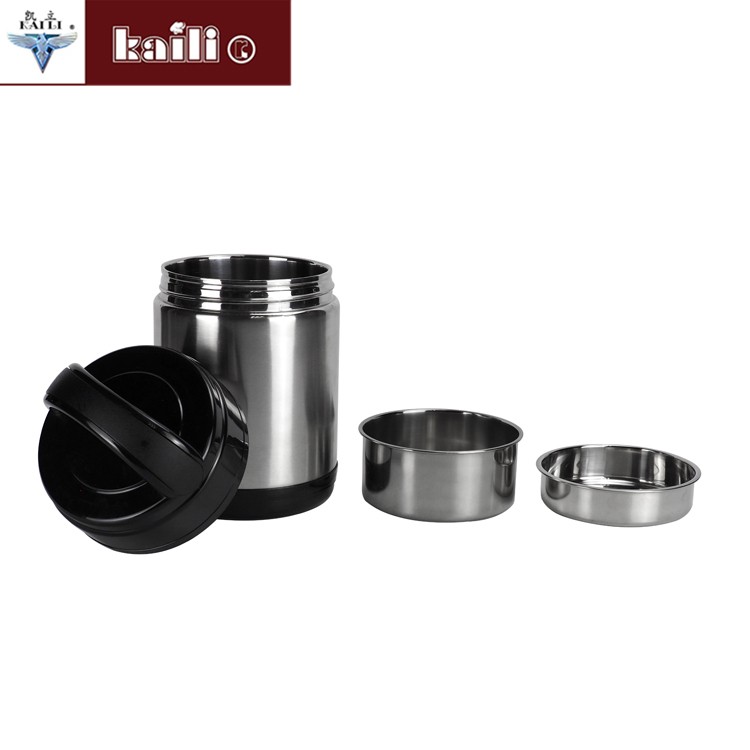 Stainless steel insulated pot for students and office workers, portable lunch box, extra-long insulated large-capacity bento pot detail image 2