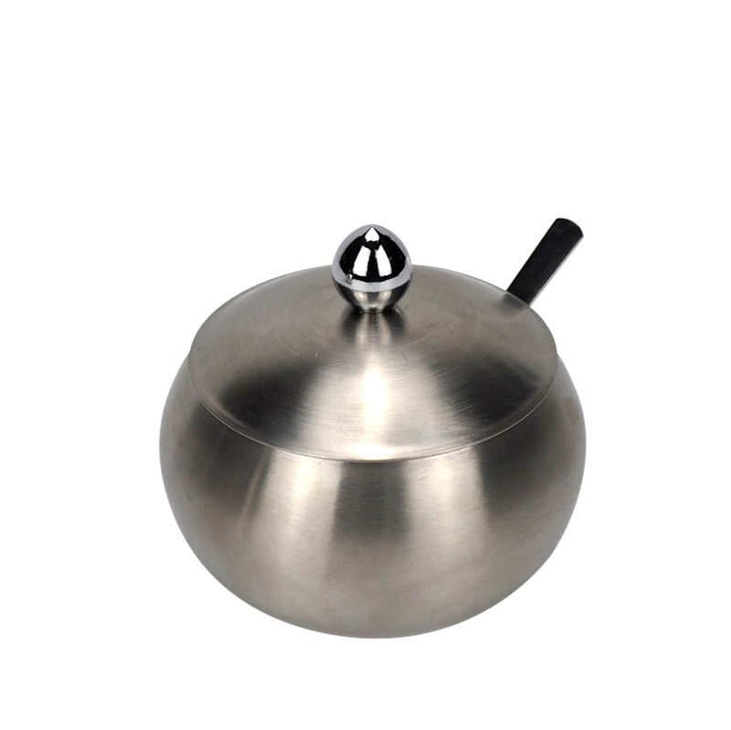 304 stainless steel single-flavor seasoning box, seasoning rack, household seasoning jar, monosodium glutamate and chicken essence jar, sanding, enlarged and thickened detail image 1